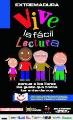 Cartel Extremadura Vive la Fácil Lectura